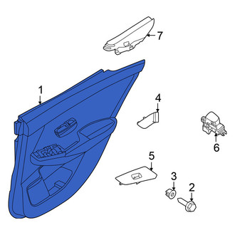 Nissan OE - Rear Left Inner Door Interior Trim Panel