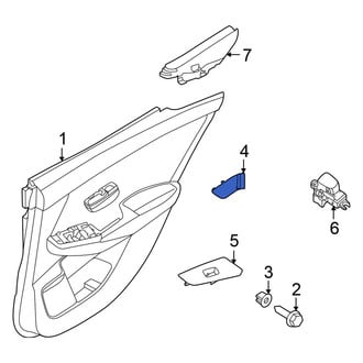 Nissan OE - Front Right Inner Interior Door Handle Screw Cap