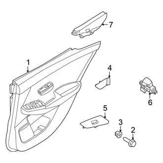 Nissan OE - Rear Door - Interior Trim