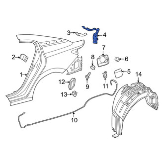 Nissan OE - Rear Left Tail Light Pocket