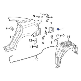 Nissan OE - Bumper Cover Bolt