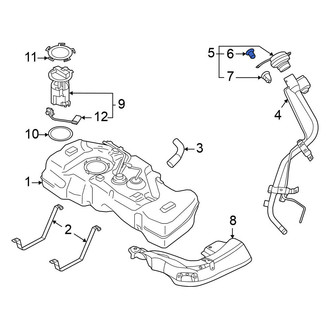 Nissan OE - Fuel Tank Cap Clip