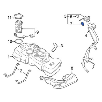 Nissan OE - Fuel Tank Cap Clip