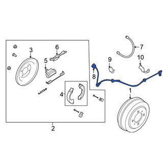 Nissan OE - Rear ABS Wheel Speed Sensor