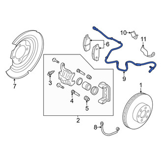 Nissan OE - Rear ABS Wheel Speed Sensor
