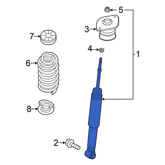 Nissan OE - Rear Suspension Shock Absorber