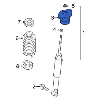Nissan OE - Rear Suspension Shock Absorber Mount