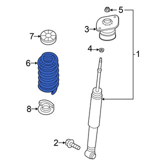 Nissan OE - Rear Coil Spring