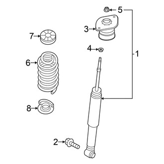 Nissan OE - Rear Suspension - Shocks & Components