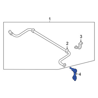 Nissan OE - Rear Left Suspension Stabilizer Bar Link