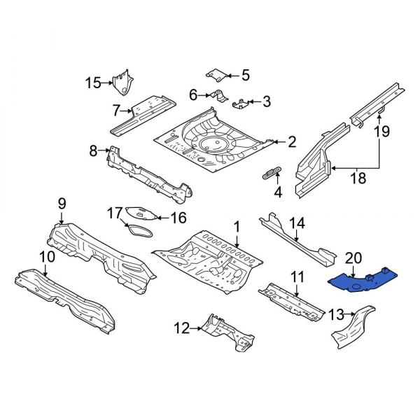 Floor Pan Heat Shield