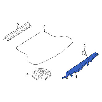 Nissan OE - Rear Trunk Trim Scuff Plate