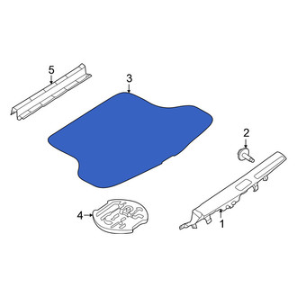 Nissan OE - Rear Trunk Mat