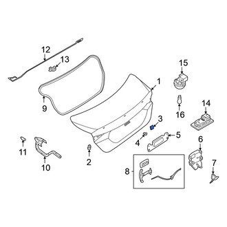Nissan OE - Rear Side Body Trim Protector