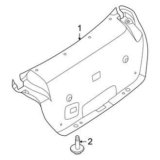 Nissan OE - Trunk Lid - Interior Trim