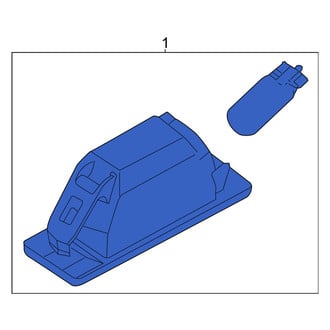 Nissan OE - Rear License Plate Light Assembly
