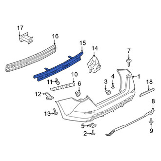 Nissan OE - Rear Bumper Impact Absorber