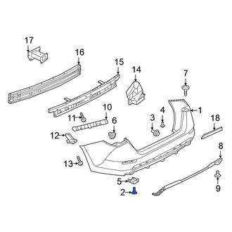 Nissan OE - Bumper Trim Screw