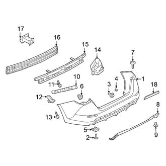 Nissan OE - Rear Bumper - Bumper & Components