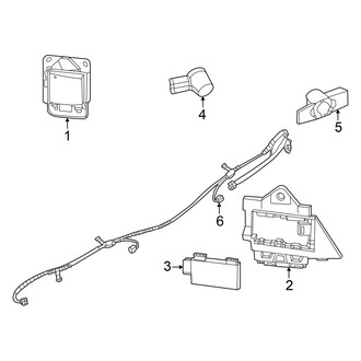Nissan OE - Rear Bumper - Electrical Components