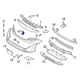 Nissan OE - Front Bumper Cover Brace