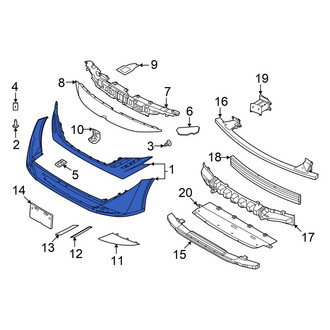 Nissan OE - Front Lower Bumper Cover