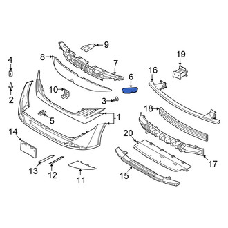 Nissan OE - Front Right Bumper Cover Bracket