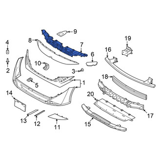 Nissan OE - Front Upper Bumper Cover