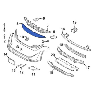 Nissan OE - Front Upper Bumper Cover