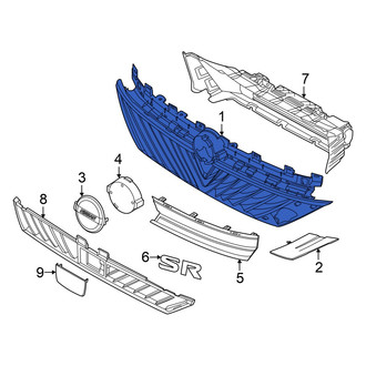 Nissan OE - Front Upper Grille