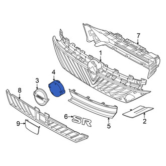 Nissan OE - Grille Emblem Bracket