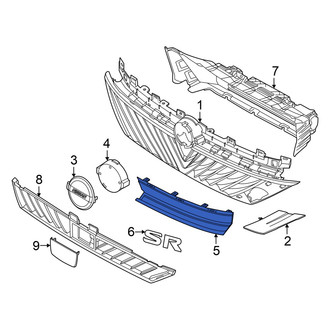 Nissan OE - Front Left Grille Molding