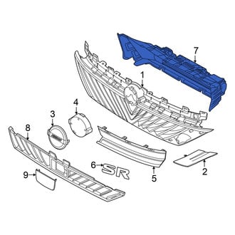Nissan OE - Front Radiator Shutter Assembly