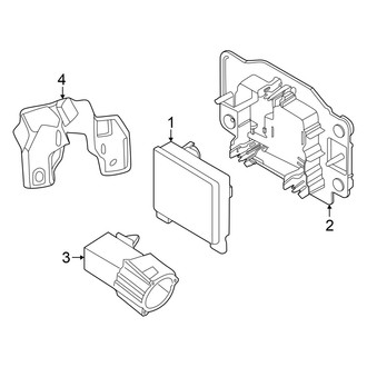 Nissan OE - Front Bumper & Grille - Electrical Components