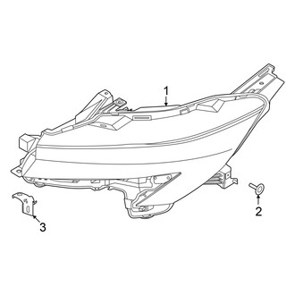 Nissan OE - Front Lamps - Headlamp Components