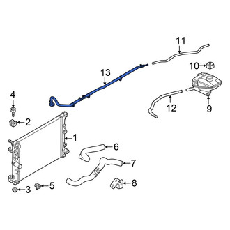 Nissan OE - Engine Coolant Overflow Hose