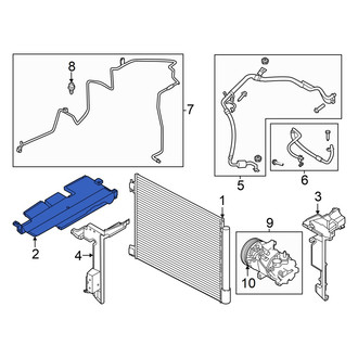 Nissan OE - Front Upper Radiator Support Air Deflector