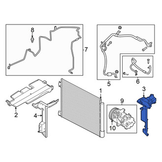 Nissan OE - Front Right Radiator Support Air Deflector