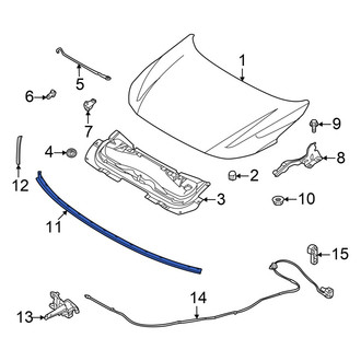 Nissan OE - Front Center Hood Seal