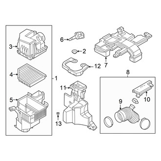 Nissan OE - Engine / Transaxle - Air Intake
