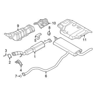 Nissan OE - Exhaust System - Exhaust Components