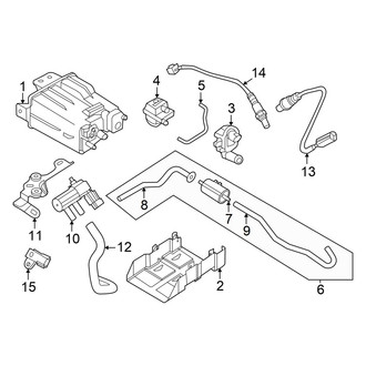 Nissan OE - Emission System - Emission Components