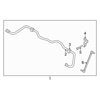 Nissan OE - Front Suspension - Stabilizer Bar & Components