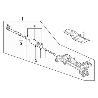 Nissan OE - Front Rack and Pinion Bellows
