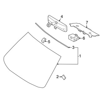 Nissan OE - Windshield - Glass