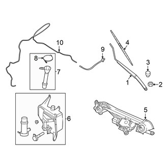 Nissan OE - Windshield - Wiper & Washer Components