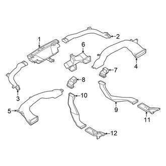 Nissan OE - Instrument Panel - Ducts