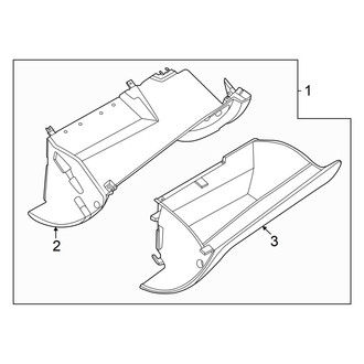Nissan OE - Front Glove Box Assembly