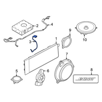 Nissan OE - GPS Navigation System Antenna