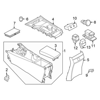 Nissan OE - Center Console (Upper Components)